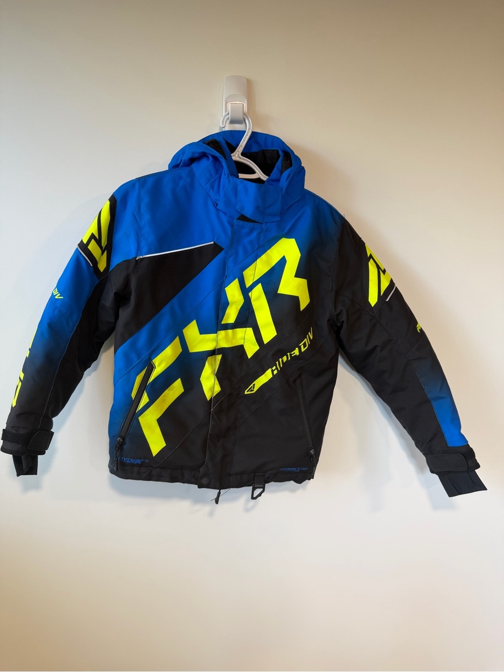 FXR Kids' Blue & Neon Yellow Snow Jacket